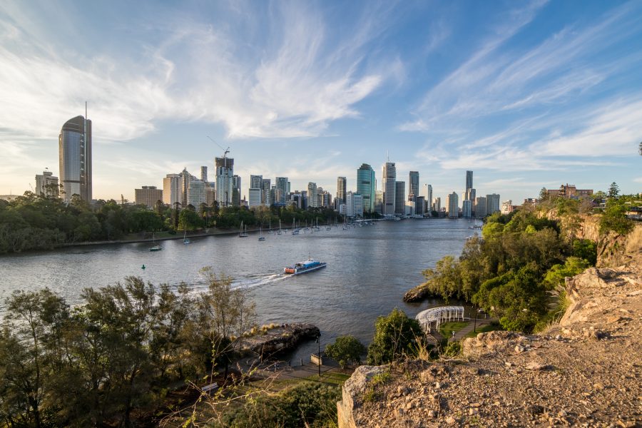 Kangaroo Point View of Brisbane