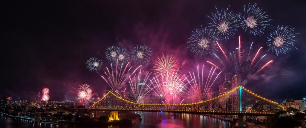 River Fire in Brisbane